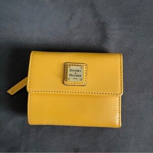 Dooney & Burke yellow wallet